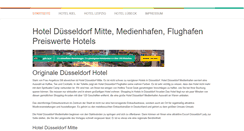 Desktop Screenshot of hotel-duesseldorf.net